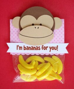 Bananas for You Valentine Card