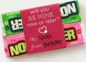 Valentine's Day Cards with Candy