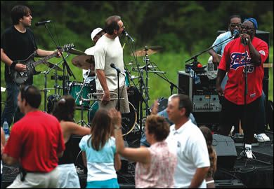 7 annual Summer Concert Series in Franklin, Tennessee at Historic Carnton Plantation.