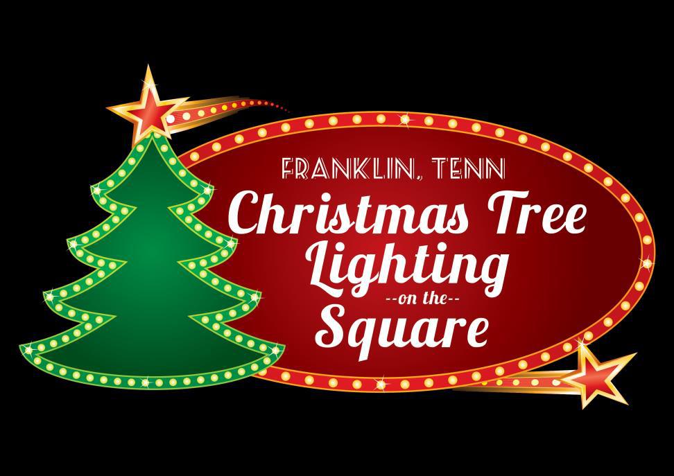 Franklin, TN Christmas Tree Lighting, a holiday event in historic downtown Franklin.