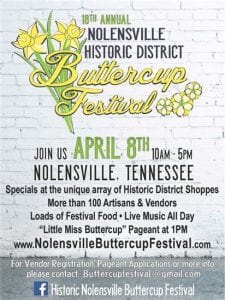 Historic Nolensville Buttercup Festival , festivals in Franklin, TN and Williamson County.