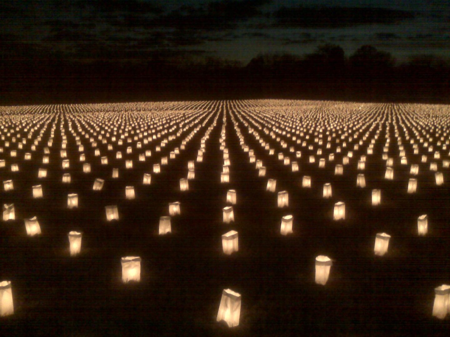 Annual Illumination at Carnton in Franklin, Tennessee.