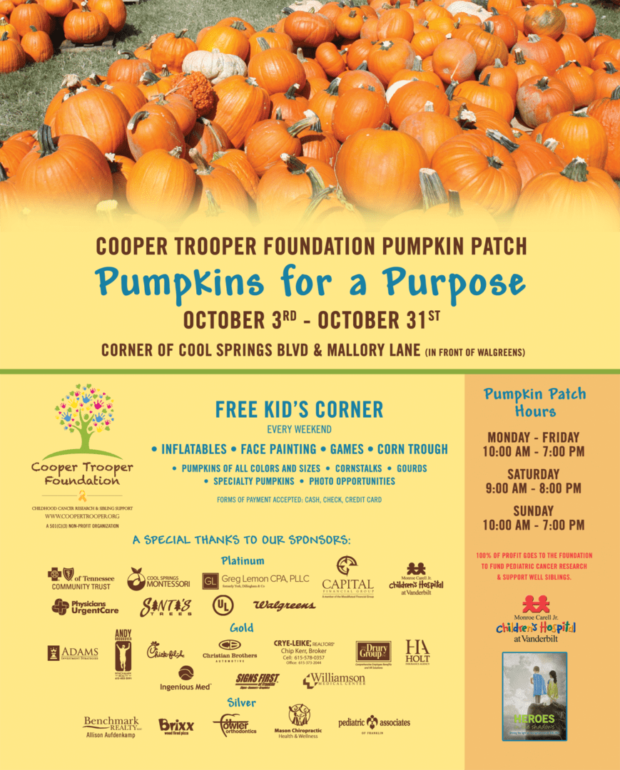 Pumpkins for a Purpose Franklin TN