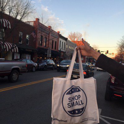 Shopping in Franklin, TN on Small Business Saturday, a downtown Franklin shopping event with specials and discounts, free rides and more!
