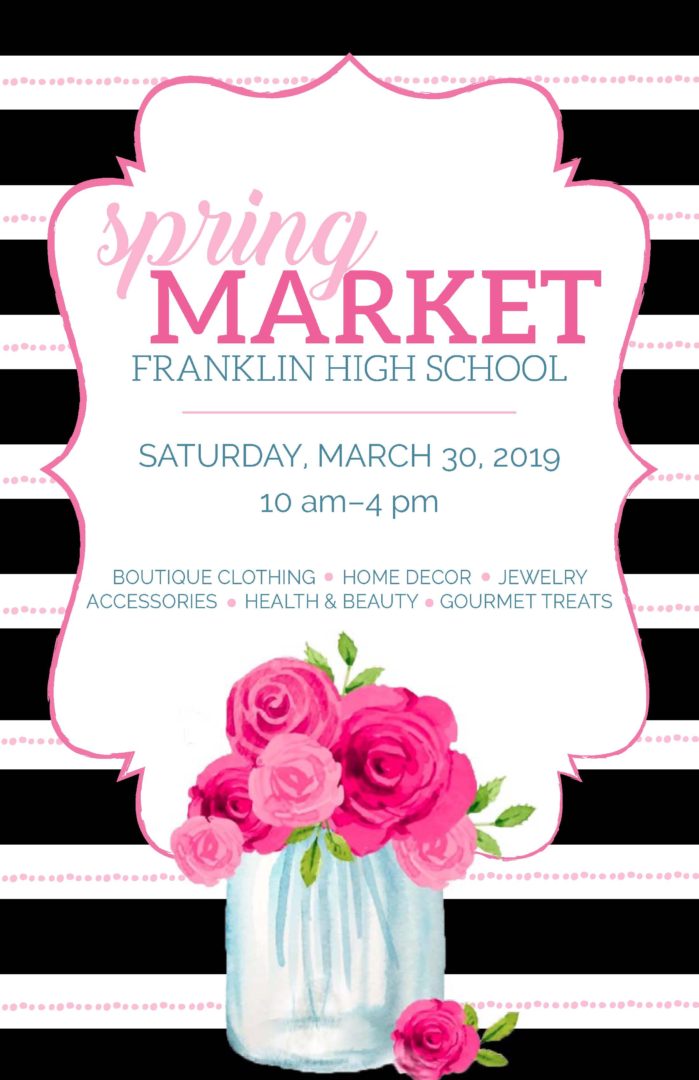 Spring Market, shopping in Franklin, TN, apparel, home decor, jewelry, accessories, gourmet foods and sweets, great gifts for shoppers in the market for graduation, Mother's and Father's Day gifts, birthdays and more!