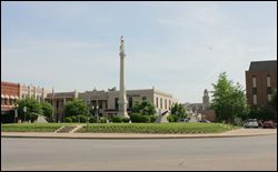 Historic Downtown Franklin Public Square.
