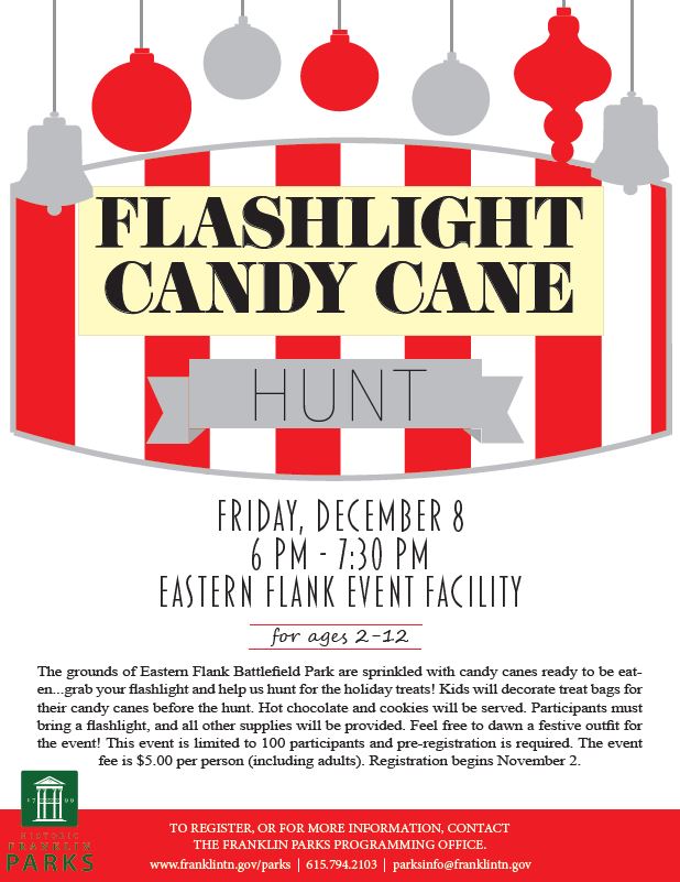 flashlight candy cane hunt franklin tn events