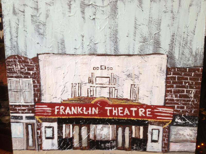 The Franklin Theatre on Downtown Franklin, Tennessee.