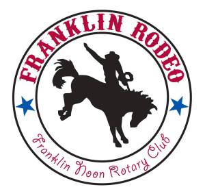 Franklin Rodeo logo, held in Franklin, TN the Franklin Rodeo offers rodeo competition events, kids events, specialty acts and a lot of family fun!