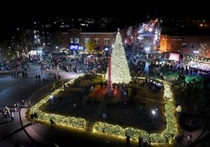 Franklin, TN Christmas tree lighting event, downtown Franklin events and holiday activities, shopping, family fun and so much more!