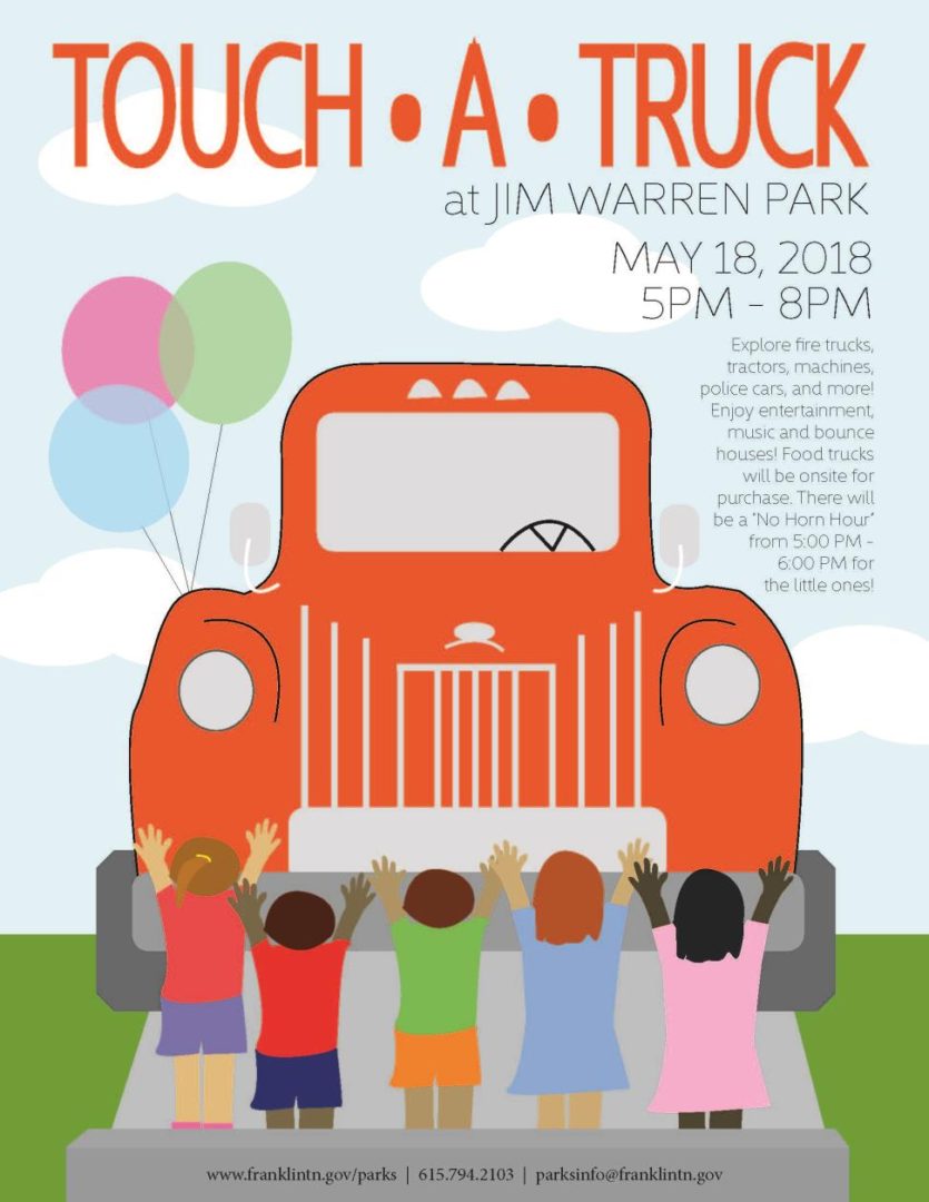Touch A Truck Franklin, TN events for kids and families!