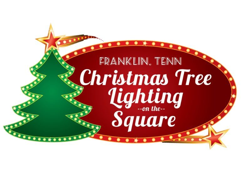 Downtown Franklin, TN Christmas Tree Lighting Ceremony, the event offers entertainment by local school children; musicians, performers; and Santa Claus.