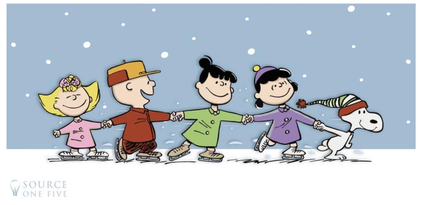 charlie brown skating