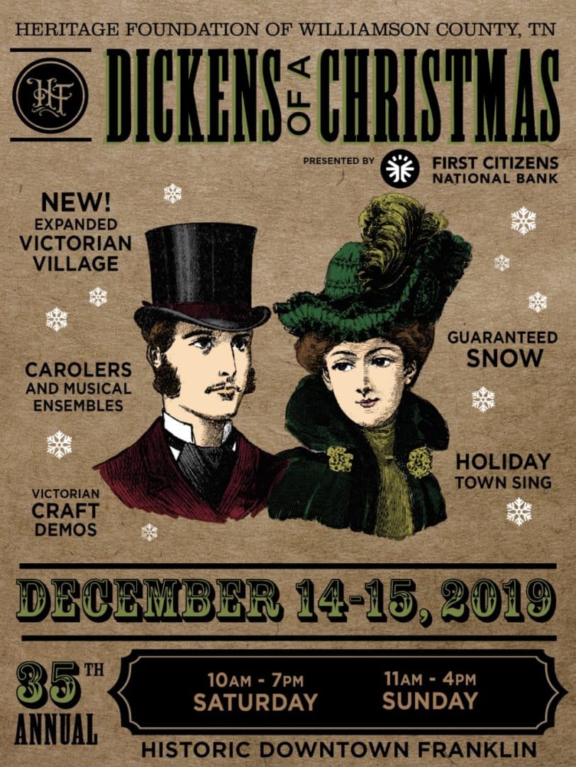 Heritage Foundation Announces Dickens of a Christmas Entertainment and