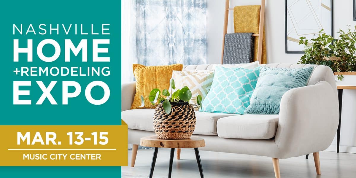 Nashville Home + Remodeling Expo, is an event in Nashville, TN featuring exhibits, industry experts and the latest trends in home improvement categories, including remodeling, at-home living, outdoor space and more.