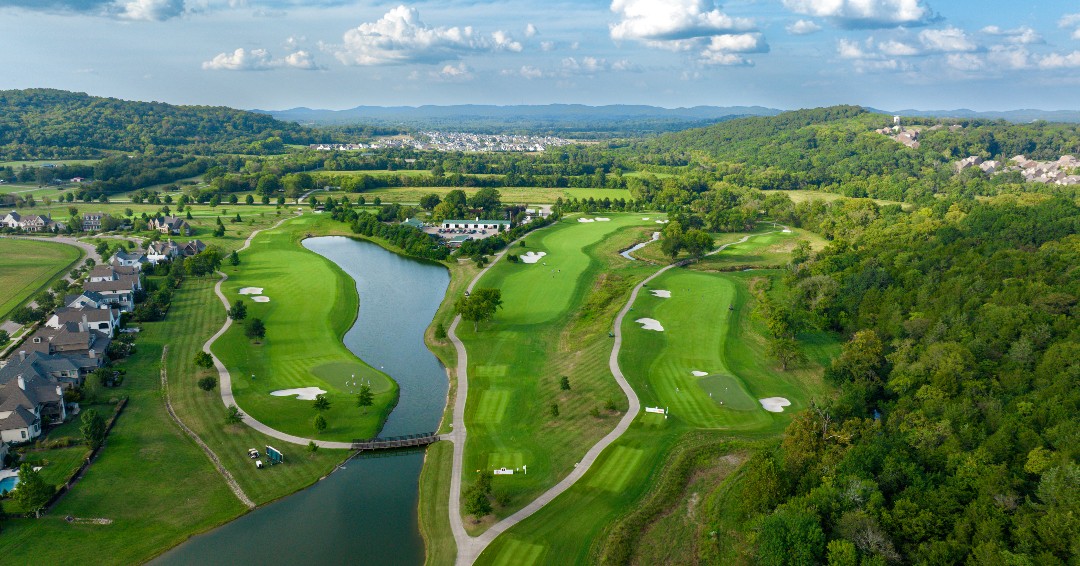 The Grove College Grove, TN, a private golf club community that is just outside Nashville and minutes from historic Franklin, Tennessee.