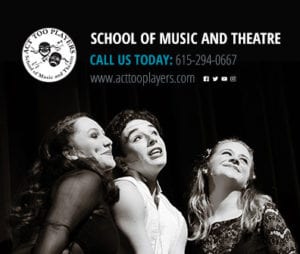 Act Too Players School of Music and Theater showcases theatrical performances in Franklin, Tennesee at The Franklin Theatre!