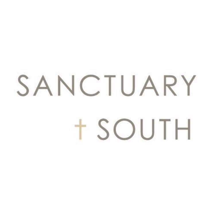 Logo for Sanctuary South, a Franklin, Tennessee home furnishings and gift store specializing in home decor, furniture, gifts, fashion, jewelry and more.
