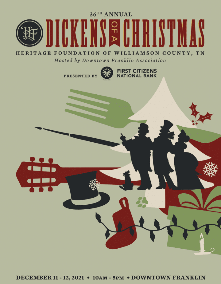 Christmas Festival in historic downtown Franklin TN, 36th Annual Dickens of a Christmas.