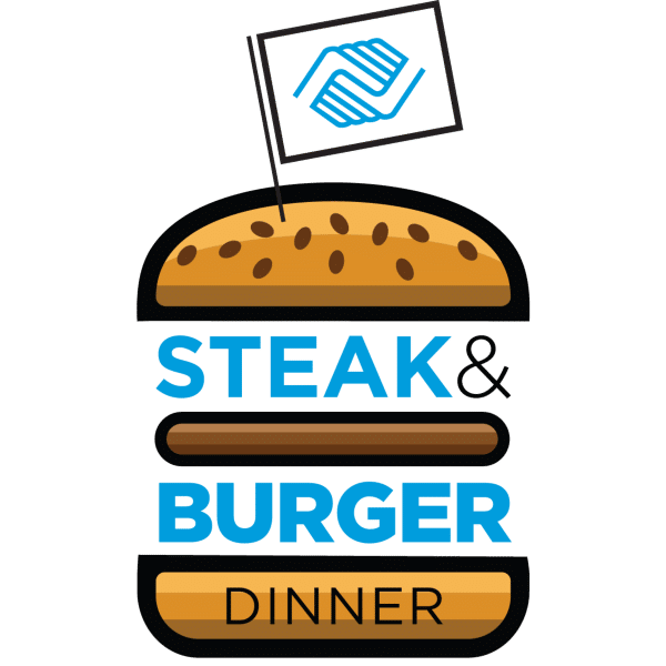 Logo for event Steak & Burger Dinner held in Franklin, TN, at The Factory at Franklin, food, entertainment, and interaction with Boys & Girls Clubs youth at each table - Event by Boys & Girls Clubs of Middle Tennessee.