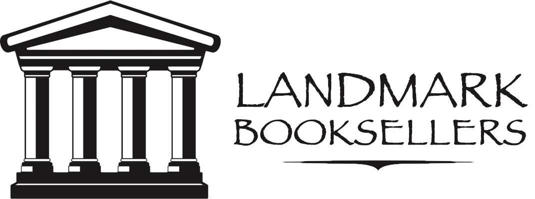 Logo for Landmark Booksellers on Main Street in historic downtown Franklin, Tennessee, find carefully curated new, old and rare books covering a wide range of subjects and authors.