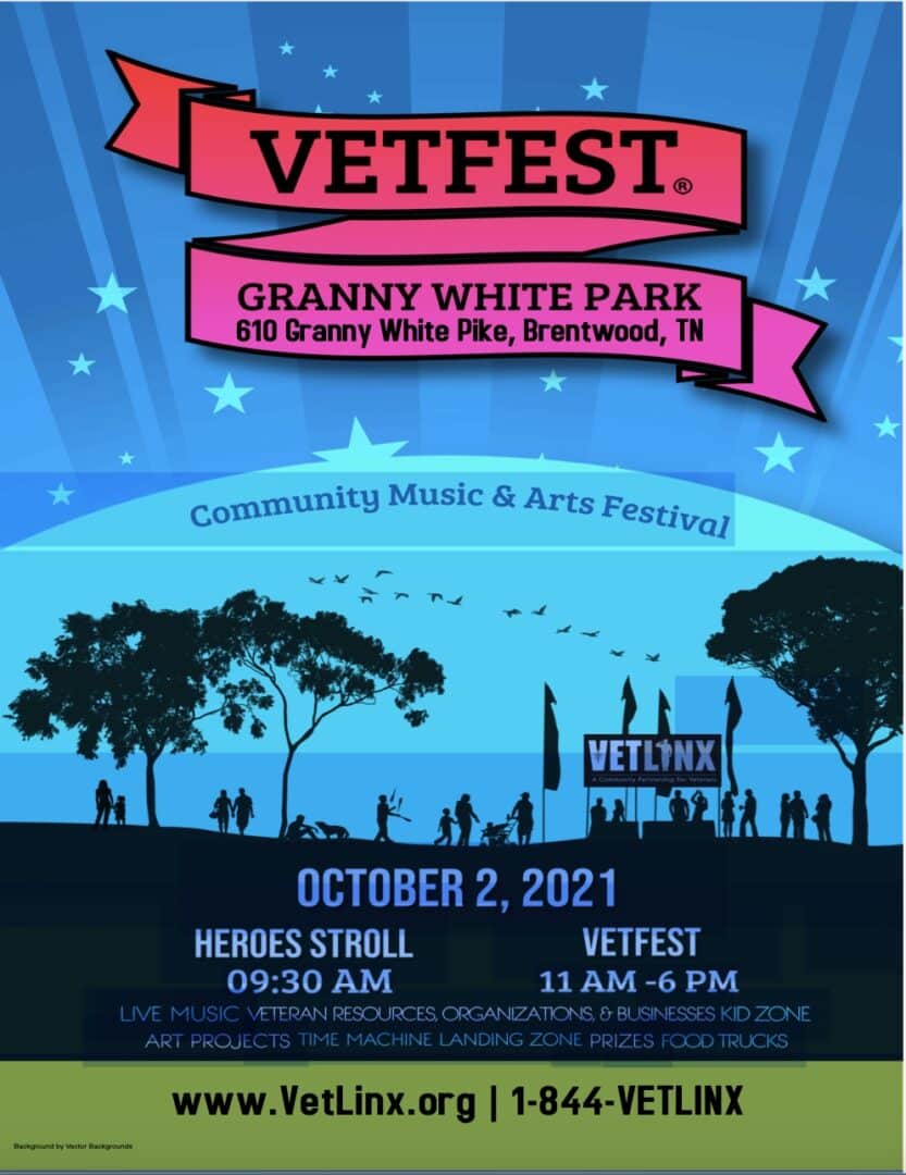 Vetfest Community Music & Arts Festival Brentwood TN event.