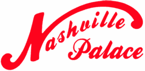Logo for the Nashville Palace, a live county music venue, bar, restaurant, night club, souvenir shop, concert hall, events, and theater venue in Nashville, Tenn. 