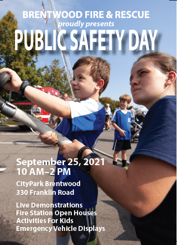 Public Safety Day Festival in Brentwood Tennessee.