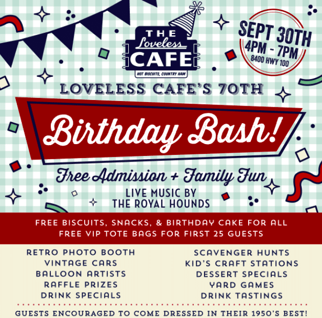 The Loveless Cafe Birthday Bash Nashville TN