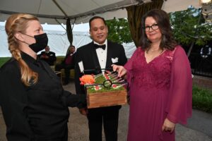Christina James with G Catering, Arnold Vendiola and Jill Burgin Heritage Ball Franklin TN