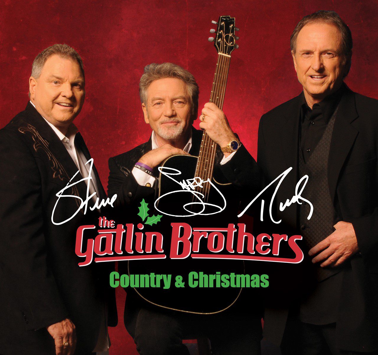 Gatlin Brothers Country & Christmas performing in downtown Franklin, Tennessee at The Franklin Theatre.