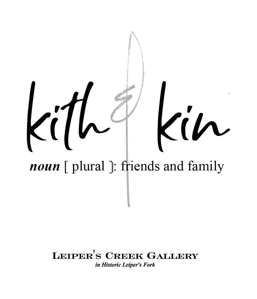 Kith & Kin, a friends and family holiday shopping event and art event in Franklin, TN with live music, food & libations, a fun evening to mingle with artists and shop for the holidays!