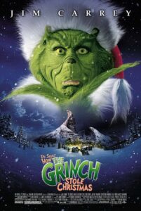 How the Grinch Stole Christmas movie showing in downtown Franklin, TN at The Franklin Theatre.