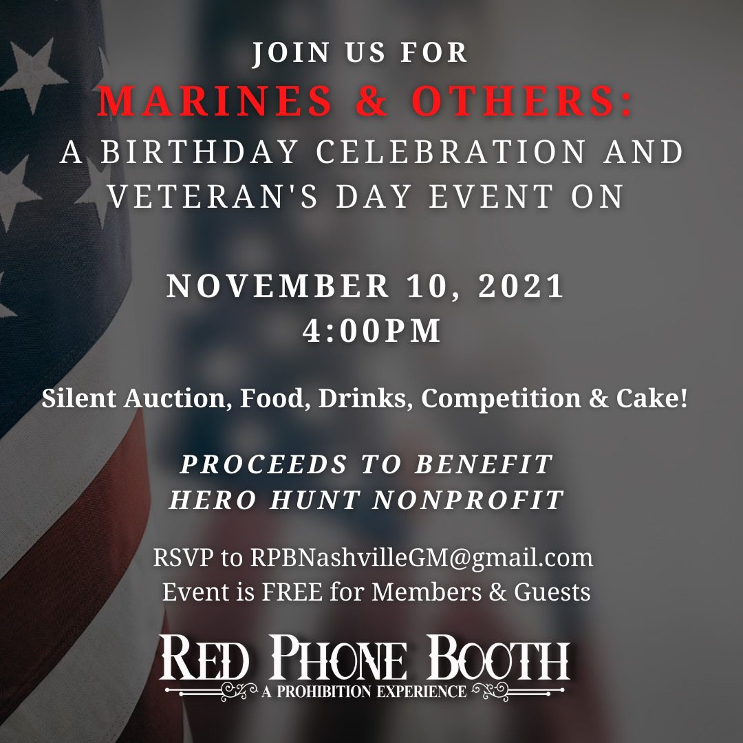 Nashville Event Marines & Others: A Birthday Celebration and Veterans Day