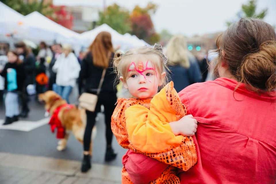 PumpkinFest Franklin, TN Kids Face Painting.