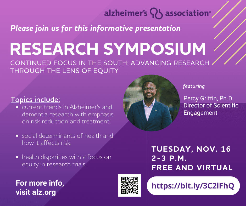 The Alzheimer’s Association Tennessee Chapter presents its bi-annual Research Symposium.