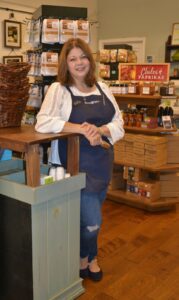 Hollie, owner of the Savory Spice Shop in downtown Franklin TN.