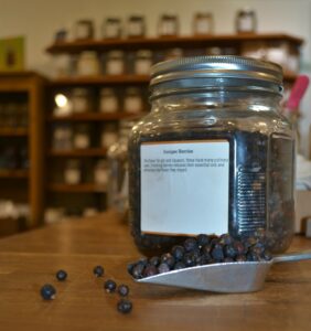 Juniper Berries spice at the Savory Spice Shop in Downtown Franklin, TN.