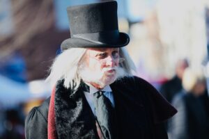 Scrooge, Downtown Franklin Dickens of a Christmas Festival, fun for families and people of all ages!