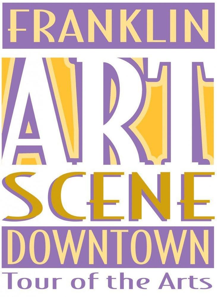 An art event, Franklin Art Scene, Downtown Franklin, TN Art Crawl features local artists, live music, guided art tours, galleries, shopping, complimentary refreshments and much more!