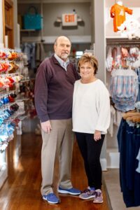 Owners of the Franklin children’s boutique, The Purple Butterfly, shop apparel, gifts, shoes, toys, bows, free monogramming and more!