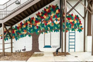 Tree mural, a Franklin TN Must-See Murals