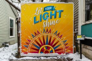 Franklin, Tennessee's Let Your Light Shine Mural - A Must-See Murals in Franklin.
