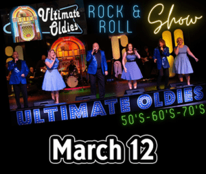 Ultimate Oldies Rock and Roll Show to perform a music event in Franklin, TN, offering a lively stage production presenting the best music of the ‘50s, ‘60s & ‘70s, including Rock & Roll, Doo Wop, Folk, Disco, Pop and more!