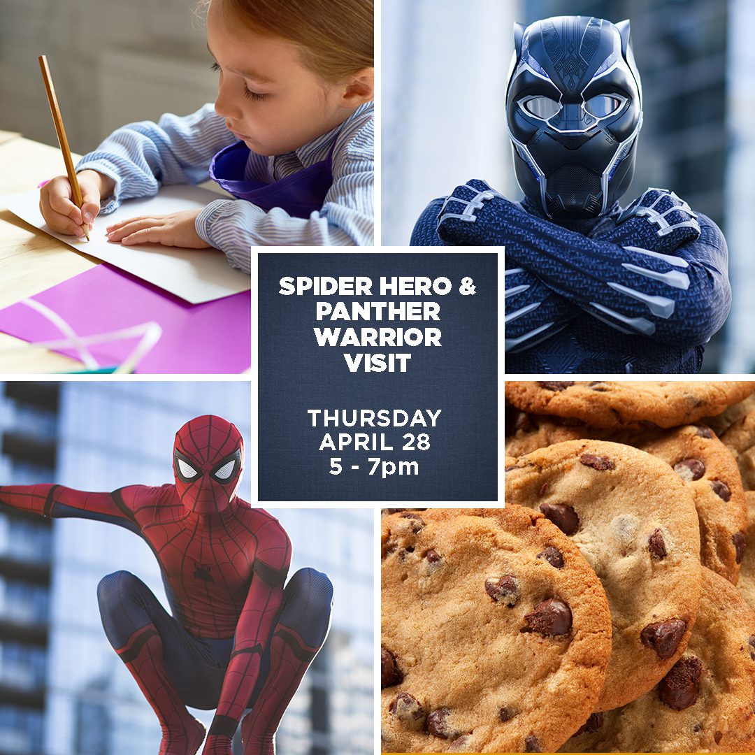 National Superhero Day, a Franklin, TN event at CoolSprings Galleria, kids activities and family fun for all ages!