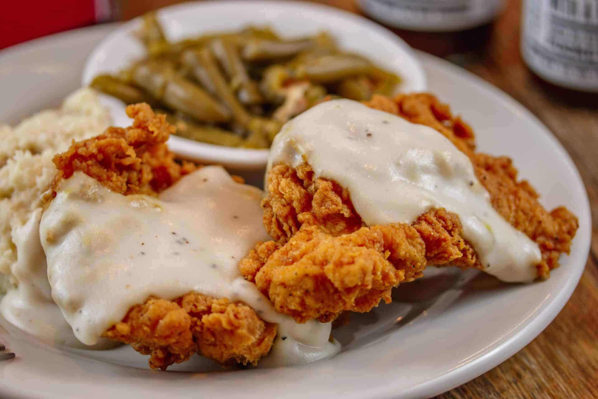 Puckett's Restaurant Downtown Franklin, Nashville- Food- Chicken Fried Chicken- 14