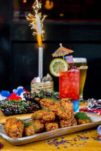 Honey Mustard Chicken Wings in Nashville at The Dutch.