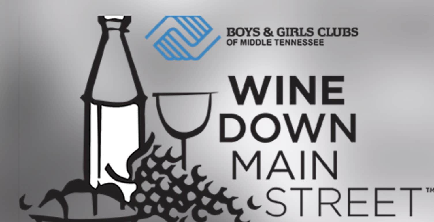 Wine Down Main Street Franklin, TN - LOGO