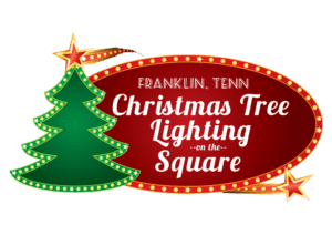 Franklin Tenn Christmas Tree Lighting on the Square in downtown Franklin.