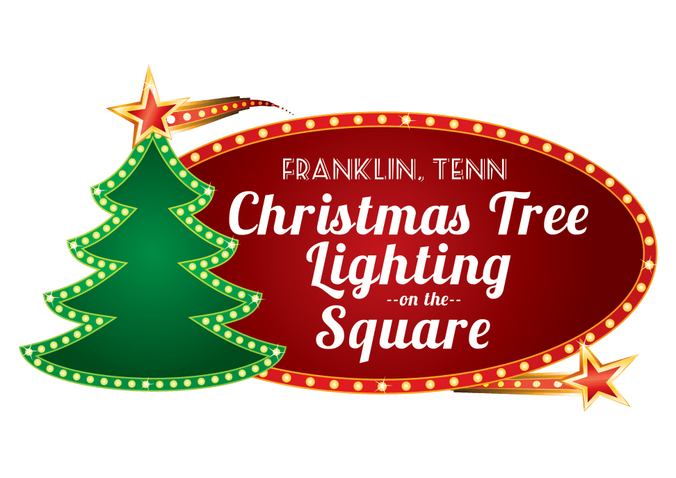 Franklin Tenn Christmas Tree Lighting on the Square in downtown Franklin.
